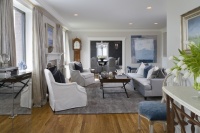 Greenwich Penthouse - traditional - living room - new york