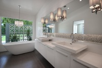 Tangerine in the Desert - contemporary - bathroom - other metro