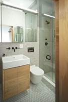 East Village Studio - modern - bathroom - new york