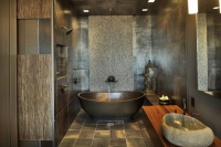 Downtown penthouse - asian - bathroom - nashville