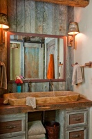 Headwaters Camp - traditional - bathroom -