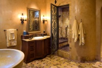 Manian Residence - mediterranean - bathroom - orange county