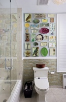 New York Powder Room - eclectic - bathroom - new york