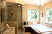 Casual Elegance in the Suburbs - traditional - bathroom - boston