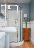 Mansard Bathroom - traditional - bathroom - boston