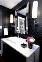 Mallin Cres - Powder Room - contemporary - bathroom - other metro