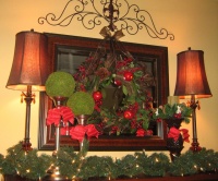 Christmas Mantle - traditional - dining room - dc metro