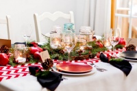 Winter Tablescape - eclectic - dining room - new york