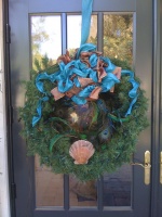 South Florida style christmas - tropical - entry - other metro