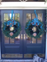 Florida Style Christmas - tropical - entry - other metro