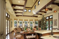 Monte Sereno Tuscan Custom Home - mediterranean - living room - san francisco