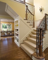 Elegant First Floor Renovation - traditional - staircase - new york