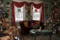 Tapestry Christmas Stockings - traditional - family room - boston