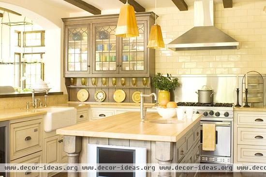 Kitchen Cabinets with Furniture-Style Flair