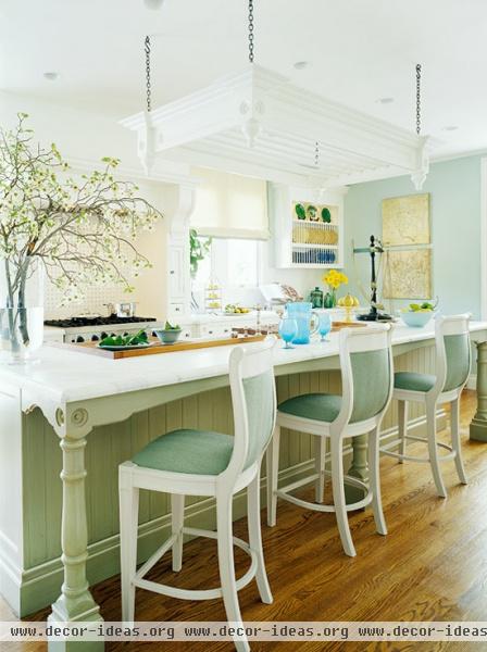 Kitchen Cabinets with Furniture-Style Flair