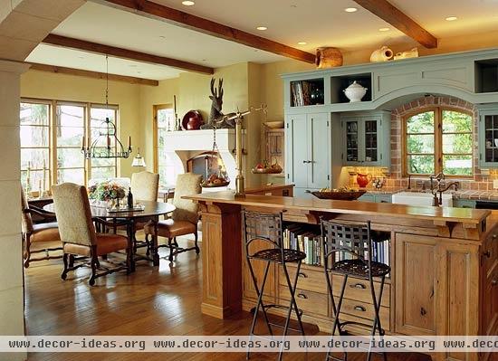 Kitchen Cabinets with Furniture-Style Flair