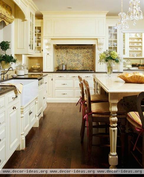 Kitchen Cabinets with Furniture-Style Flair