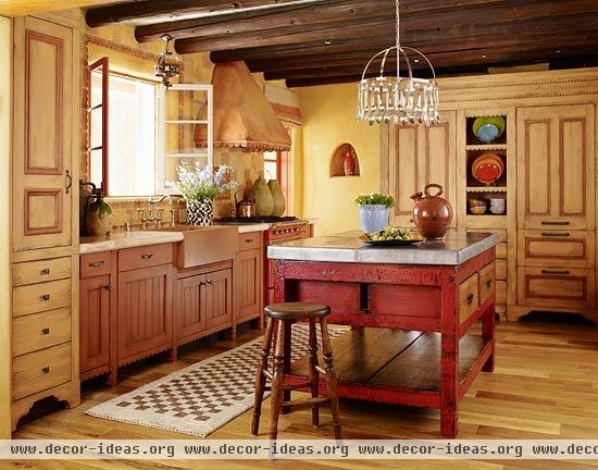 Kitchen Cabinets with Furniture-Style Flair