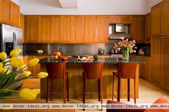 Elegant Kitchens with Warm Wood Cabinets