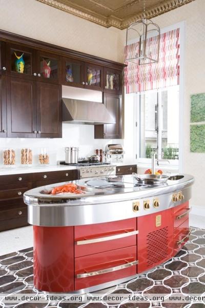 Stylish Islands for Traditional Kitchens