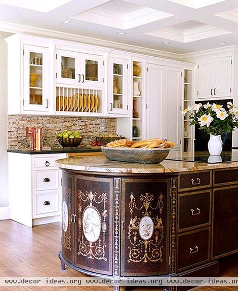 Stylish Islands for Traditional Kitchens