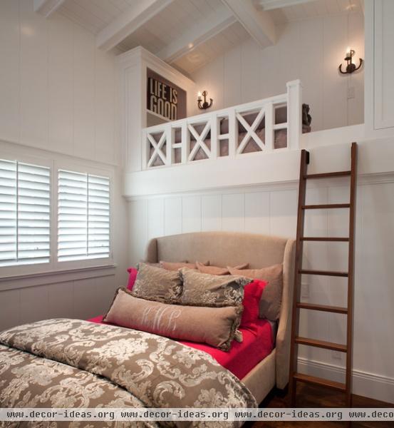 Transitional Beach House - contemporary - bedroom - san diego