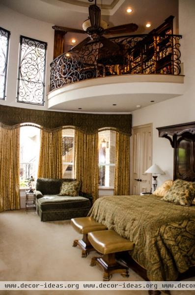 The Master Library - mediterranean - bedroom - dallas