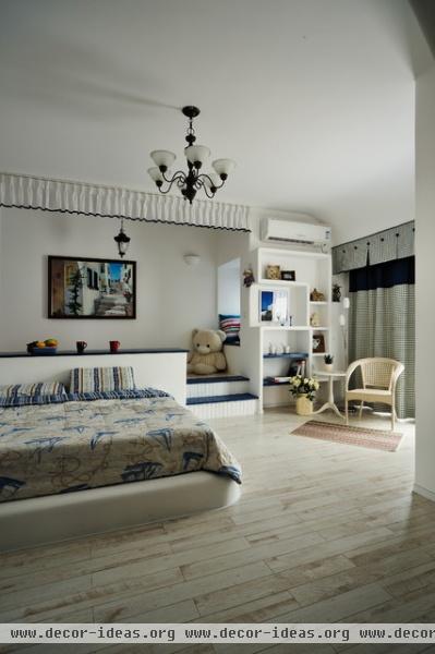 interior design：concise and elegant - mediterranean - bedroom - hong kong