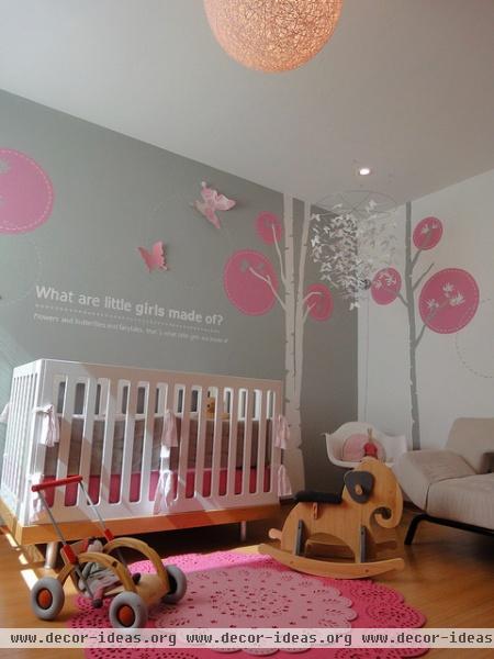 Modern Girl Nursery - modern - bedroom - miami