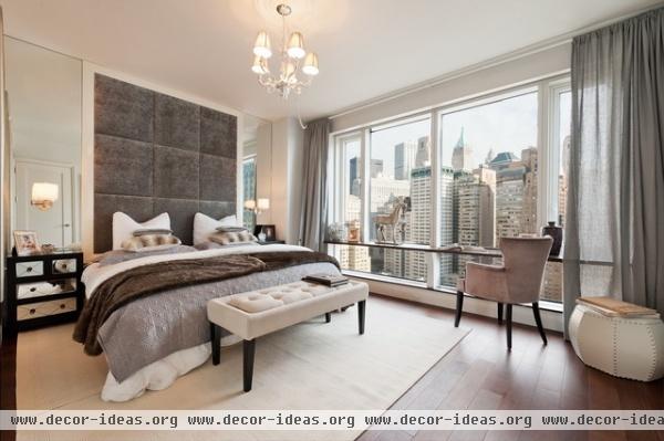 Visionaire in NYC - contemporary - bedroom - new york