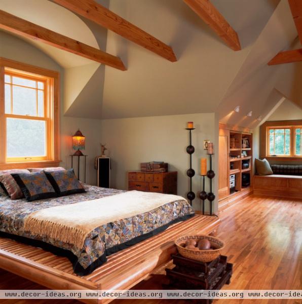 Eclectic Attic Finish - eclectic - bedroom - minneapolis