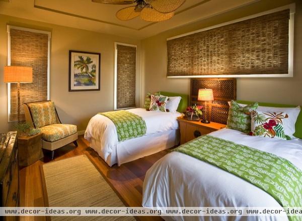 Hawaiian Cottage Style - tropical - bedroom - hawaii