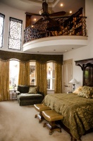 The Master Library - mediterranean - bedroom - dallas