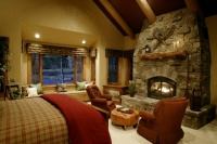 storm mountain ranch house - traditional - bedroom - denver