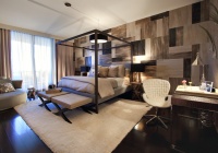 DKOR Interiors - Interior design at the Bath Club in Miami Beach, FL - modern - bedroom - miami