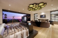 Beverly Hills media room - modern - bedroom - los angeles