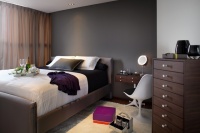 Black and White - contemporary - bedroom - other metro