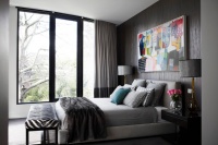 Toorak Penthouse Apartment - contemporary - bedroom - melbourne