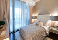 DKOR Interiors - Interior Design at the Beach Club, Miami Beach, FL - contemporary - bedroom - miami