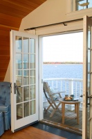 Newburyport Riverside Home - Balcony - traditional - bedroom - boston