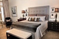 Restful and Elegant Master Bedroom - modern - bedroom - houston