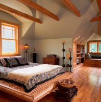 Eclectic Attic Finish - eclectic - bedroom - minneapolis