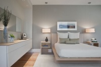 Brookline Condominium - contemporary - bedroom - boston