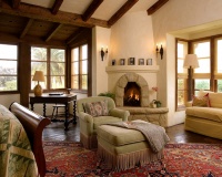 Adobe Ranch - traditional - bedroom - santa barbara