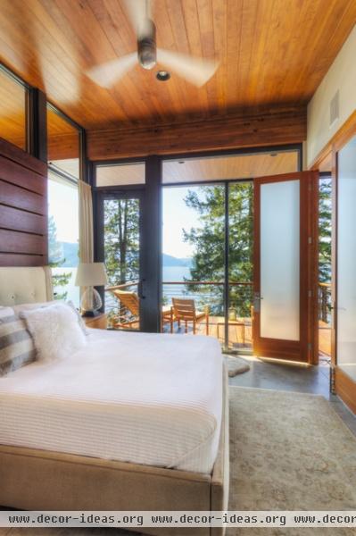 Coeur D’Alene Residence on Lake Coeur D’Alene - modern - bedroom - other metro