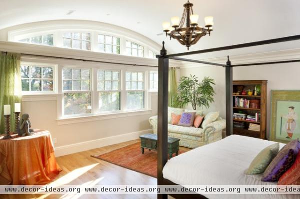 Shingle Style Bedroom - contemporary - bedroom - boston