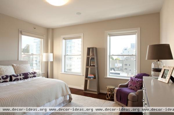 Pac Heights Penthouse - contemporary - bedroom - san francisco