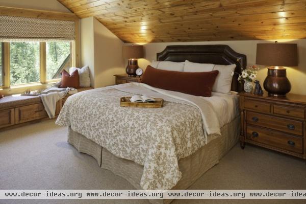 Sophisticated Cabin - traditional - bedroom - denver