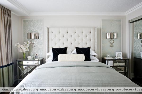 Custom Draperies & Soft Furnishings - contemporary - bedroom - toronto