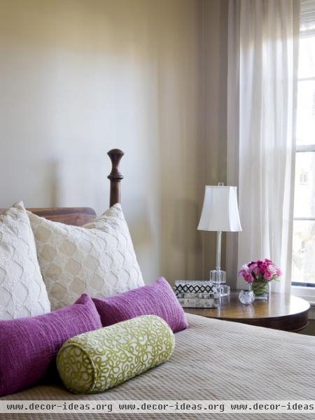 Row House Interiors Bedroom Detail - eclectic - bedroom - boston